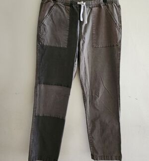 HEI HEI by Anthropologie Khaki Patchwork Pants Size Medium